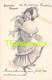 CPA ILLUSTRATEUR W BRAUN FEMME PAQUES ART NOUVEAU ARTIST SIGNED EASTER CARD LADY WOMAN - Braun, W.