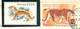RUSSIA (USSR) 1960 Tiger - Dummy Stamp And Stamp On Card Of 1964 - Specimen Essay Proof Trial Prueba Probedruck Test - Essais & Réimpressions