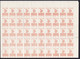CHINA CHINE CINA HUBEI JIANGLING 434100 ADDED CHARGE LABELS 0.10 YUAN X100 - Other & Unclassified