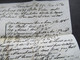 Delcampe - GB 1822 Forwarded Letter Aus Liverpool Via Calais Forwarder Jacques Leveux Calais Faltbrief Mit Inhalt - ...-1840 Voorlopers