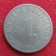 Bolivia 1 Peso Boliviano 1968 Wºº - Bolivie