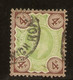 INGLATERRA  IVERT 112 (º)  4 Peniques Brun Y Verde  1902/1910  NL1526 - Nuevos