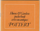 HOMES AND GARDENS POCKET BOOK SERIES ON ANTIQUES POTTERY - Ontwikkeling