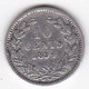 Pays Bas 10 Cents 1894 Point Apres La Date. Wilhelmina I. Argent. KM# 116. - 10 Cent