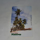 Maldives-(MLD-28B-MAL-C-28B)-palmtrees-(32)-(RF50)-(2004015301972936)-used Card+1card Prepiad Free - Maldiven