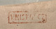 “V.MISKOLCZ” RARE Red 1833-44 Pre-Stamp Cover (Österreich Ungarn Vorphilatelie Brief Hungary Lettre Préphilatelique - ...-1867 Préphilatélie