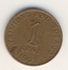 TRINIDAD & TOBAGO 1971: 1 Cent, KM 1 - Trinidad & Tobago