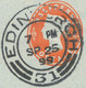 GB „EDINBURGH / 31“ CDS Superb QV ½ D Embossed Stamped To Order Postal Stationery Env To KIRKWALL / 207“, Orkney Islands - Storia Postale