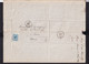DDY 983 - Lettre TP 18 Points 49 BOUSSU 1867 - TB Entete Charbonnages De BOUSSU Et STE CROIX - STE CLAIRE - 1865-1866 Profile Left