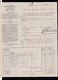 DDY 984 - Lettre TP 18 Points 49 BOUSSU 1869 - TB Entete Charbonnages Unis De L' Ouest De MONS - 1865-1866 Profile Left