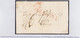Ireland Guernsey 1807 Medium Red IRELAND Handstamp On Cover Dublin To Priaulx In Guernsey Rated "1/6" - Prephilately