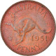 Monnaie, Australie, George VI, Penny, 1951, TB+, Bronze, KM:43 - Penny