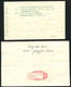 CHINA PRC -  Five (5)  SPECIAL COMM TABLE-TENNIS COVERS And A Folder With Stamp.  Some Sent By Post., - Verzamelingen & Reeksen