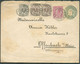 N°43-44(2)-46 En Affranchissement Complémentaire Sur E.P. Enveloppe 10 Centimes Vert, Obl. Sc BRUXELLES 5 du 22 Juin 189 - Covers