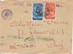 WORLD YOUTH FESTIVAL STAMPS ON COVER, 1953, ROMANIA - Covers & Documents