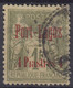PORT LAGOS : SAGE 1F N° 6 OBLITERATION CHOISIE - COTE 110 € - SIGNE MARQUELET - Used Stamps
