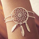 BRACCIALE ARGENTATO ACCHIAPPA-SOGNI DREAM CATCHER BRACELET SILVER - Bracelets