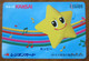 GIAPPONE Ticket Biglietto Treni Fumetti Smiling Star - Kansai Railway Card 1.000 ¥ - Usato - World