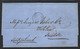 GRANDE BRETAGNE Préphilatélie 1862: LAC De Londres Pour La Suisse, Taxée 60 Centimes - ...-1840 Préphilatélie