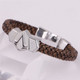 Delcampe - BRACCIALE CREED ASSASSIN'S BRACELET  ARMBAND БРАСЛЕТ PULSERA COLOR SILVER BROWN - Bracelets