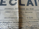 1916  L'ÉCLAIR   :  La Guerre Sur Tous Les Fronts ; Héroïque Caporal Michel Martin De Fitou; Listes Noires Aux USA ; Etc - General Issues