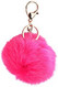 PORTACHIAVI POMPON FUCSIA  MORBIDO ANTISTRESS KEY-RING B4 - Autres & Non Classés