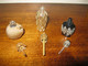 Delcampe - MINIATURE - ANCIENS FLACONS DE PARFUM MINIATURES EN VERRE SERTI - BIBELOTS - OBJETS DE VITRINE - Miniaturen (zonder Doos)