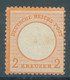 REICH - MLH/* - 1872 - 2 Kr SMALL EAGLE -  Mi 8 Yv 8 - Lot 23502 -  LIGHT HINGED CAT 800.00 EUR - Nuevos