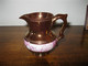 SUPERBE PETIT PICHET POT A LAIT CREMIER EN FAIENCE DITE DE JERSEY - BIBELOT - OBJET DE VITRINE - Staffordshire