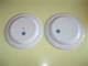 Delcampe - PAIRE D'ASSIETTES EN FAIENCE FINE ANGLAISE "WOOD & SON" MODELE ROUEN VERS 1917 - Woods Ware