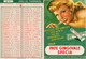 1 Carte Pliante  1 CP  Gibb"s Elphant Jacques Nam 1 Poster Stamp Givasan Zahnpasta   Pate Gingivale Calendrier 1951 - Non Classés