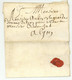 Lettre Taxee 5 Sols Paris 1695 Pour Lyon - ....-1700: Precursori