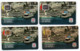 MONACO PALAIS DES CONGRES   50 Et  120 UNITES  PUCES DIFFERENTES   LOT DE 4 CARTES - Monace