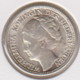 @Y@    Nederland  25 Cent   Wilhelmina 1943        (5229)   Prachtig / Fdc - 2.5 Cent