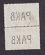 Bosnia And Herzegovina - Landscape Stamp 5 Hellera In Vertical Pair, Perforation PAKB (Privilegirte Agrar Klommerzial Ba - Bosnia Erzegovina