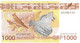 H0 Nouvelle Caledonie Caledonia Wallis Polynesie Francaise IEOM 1000 F Cagou Oiseau Perruche Tortue Raie UNC Neuf - Unclassified