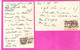 Lot 2 Cartes Commerciales Etablissement Horticole Henri SIX 2 Rue De Valenciennes à ANZIN Au Dos Facture + Timbre Fiscal - 1900 – 1949