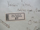 Delcampe - Böhmen Und Mähren 150. Todestag Von Mozart 1942 Nr. 82 + Eckrand Paar Nr. 66 Einschreiben Bad Bielohrad Lazne Belohrad - Covers & Documents