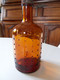 Petit Flacon Original  En Verre Orangé  Avec Picots En Relief & Bouchon Métal à Vis :Sté Française Du Lysol Parfait état - Jugs