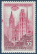 France 1957 Cathedrale De Rouen N°1129b** Probablement La Plus Belle Variété Type Des Gravés Modernes ! RRR Signé CALVES - Ungebraucht