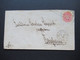 1868 NDP GA Umschlag Aufbrauchsausgabe 1 Groschen Preussen GA Umschlag U28 Hufeisenstempel Coeln Bahnhof Nach Bergheim - Enteros Postales