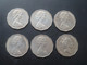 Vintage !  Lot Of 6 Pcs. 1971-1996 AUSTRALIA Fifty 50 Cents Coin (WC -44 ) - Andere & Zonder Classificatie