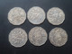 Vintage !  Lot Of 6 Pcs. 1971-1996 AUSTRALIA Fifty 50 Cents Coin (WC -44 ) - Andere & Zonder Classificatie