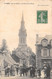 22-GOUAREC- RUE DE L'EGLISE A LA SORTIE DE LA MESSE - Gouarec