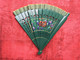 Delcampe - Éventail Fleurs Bleuets Anémones Peinture Sur Bois Vernis-Objets Vintage D'époque Fabrication France Hand Fan Flowers - Waaier