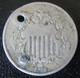 Etats-Unis / USA - Monnaie 5 Cents Shield 1868 Percée - 1866-83: Shield (Écusson)