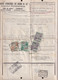 DDZ 289 --  Document De Transport Luxembourg - Cachets DOUANE ATHUS S/Timbres Fiscaux , Gare Dito 1953 - Documents