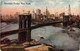 CPA AK Brooklyn Bridge NEW YORK CITY USA (790286) - Ponti E Gallerie