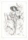 Aslan  Erotic Risque Postcard - Sexy Nude Nº 28 Clémence, Limited Edition - Size: 15x10 Cm. Aprox. - Aslan