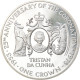 Monnaie, Tristan Da Cunha, Elizabeth II, Crown, 1978, Pobjoy Mint, FDC, Argent - Iles Vièrges Britanniques